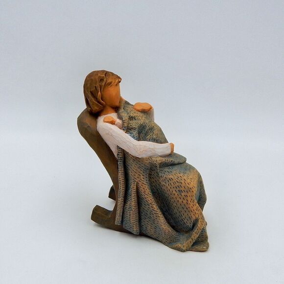 Willow Tree The Quilt Figure Figurine Rocking Chair Susan Lordi 2010 Demaco - Picture 3 of 9